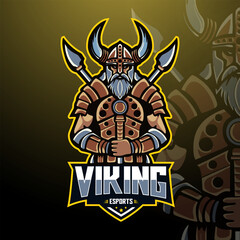 Viking Esports Mascot Logo