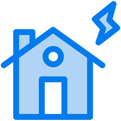 Flooded House Icon
