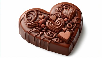 Sweet tasty mix of chocolate candies.
