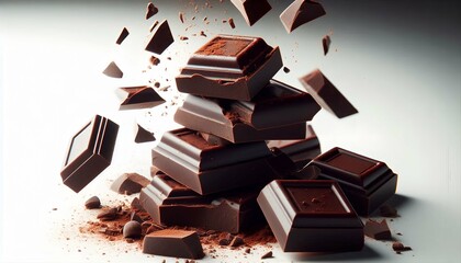 Sweet tasty mix of chocolate candies.