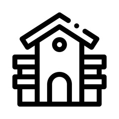 Playhouse line icon