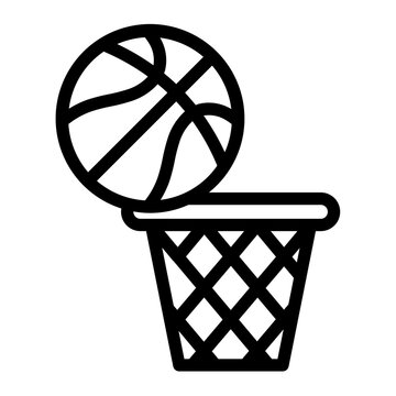 basketball black and white net clip art preview