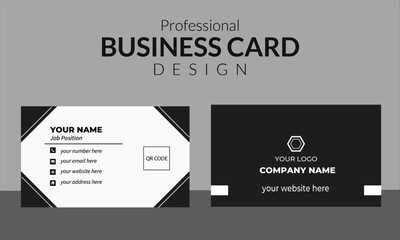 modern business card design template