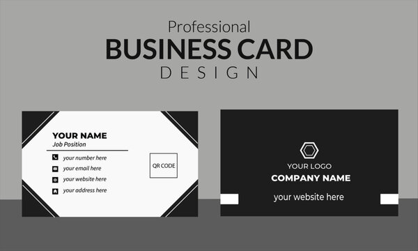 modern business card design template