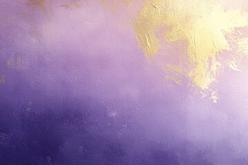 Soft lavender mixes into pale gold with subtle grain textures, creating a tranquil atmosphere that exudes calm