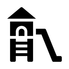 Slide glyph icon