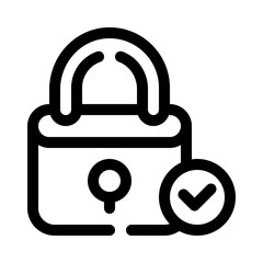 Lock line icon