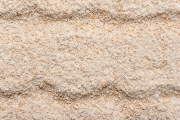 Whole wheat flour texture, prepared for making homemade bread