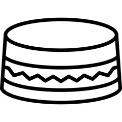 Prayer Hat line icon