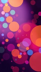 Colorful abstract circles blend together in a vibrant pattern for an energetic atmosphere