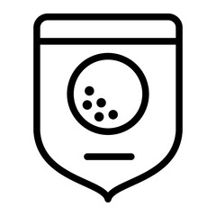 badge Line Icon