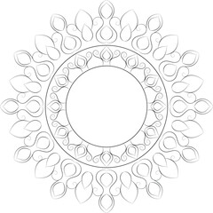 Its a Beautiful Mandala Design.