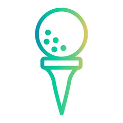 ball Line Gradient Icon
