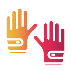 gloves Gradient icon