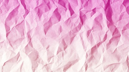 Fototapeta premium Abstract Pink Crumpled Paper Texture Background
