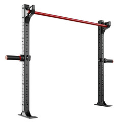 Heavy duty pull up bar with adjustable height for strength training