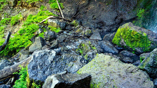 Cascada Rucapiren Valle las trancas Chillan Sur de Chile regi&oacute;n de &Ntilde;uble