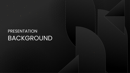 Elegant black gradient abstract background for presentations, graphics design projects, and digital displays