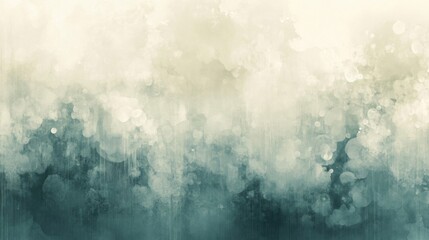 Fototapeta premium Abstract Grunge Texture: Cream and Teal Paint Splatter
