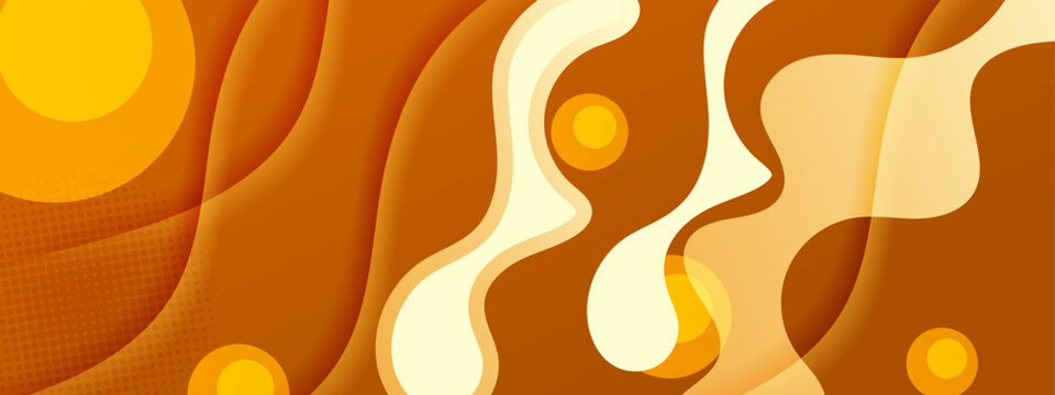 brown gradient abstract wavy background suitable for designs, promotions, or presentations with smooth flowing shapes and vibrant colors