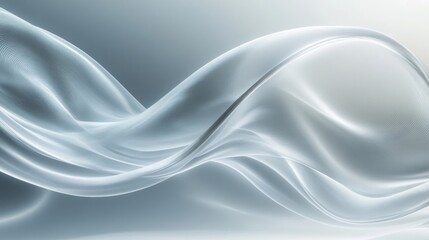 Fototapeta premium Abstract Silver Wave Background