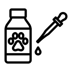 Fototapeta premium hydro Line Icon
