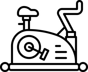 Stationary bike icon