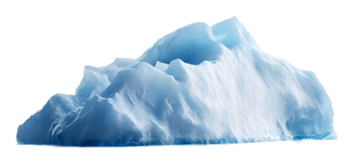 iceberg on white background 