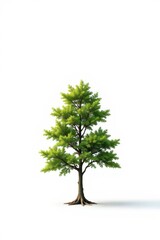 Obraz premium a close up of a tree with a white background