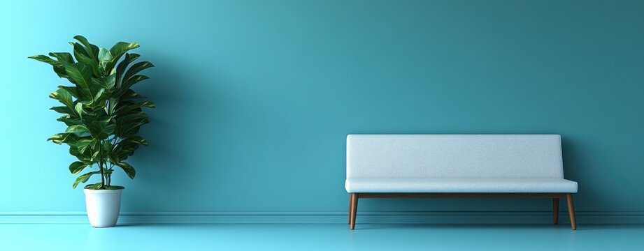 2025 Calendar Planner Modern Design for Appointment Scheduling Timetable Management on Turquoise Background