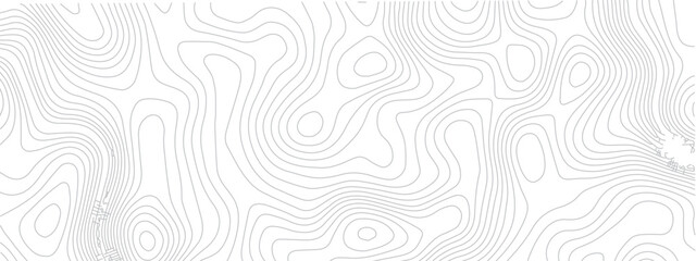 Abstract Geometric Line Pattern Depicting Sea Maps, Topography, and Discovery Areas on a Mounted Grid Landscape
