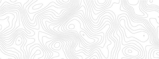 Detailed Sea Map with Geometric Lines and Topography, Featuring a Mounted Grid Pattern to Depict Area Space and Landscape Topos
