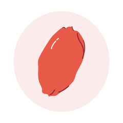 New in spring - Nuts dried food colored icon pack