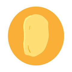 New in spring - Nuts dried food colored icon pack