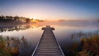 Fototapeta premium sunrise over the river