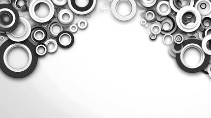 Abstract circles background design (1)