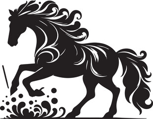 Horse vector style illustration 2025