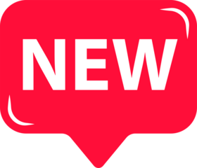 New tag label, speech bubble icon for graphic design, logo, web site, social media, mobile app, ui illustration