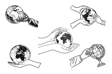 illustration of the world