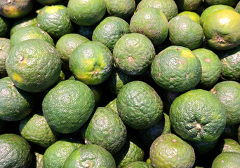 Group of orange selling in market