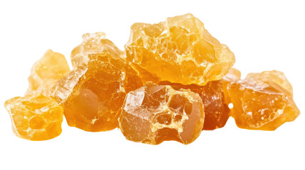 Honey comb isolated on white background 