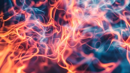 Close-up of glowing, swirling quark plasma in a futuristic laboratory, showcasing vibrant colors and dynamic energy patterns. Scientific research and advanced technology concepts