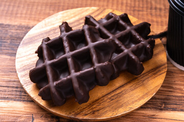 チョコレートワッフル