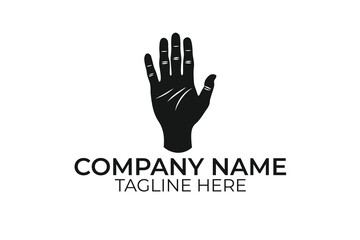hands holding a logo