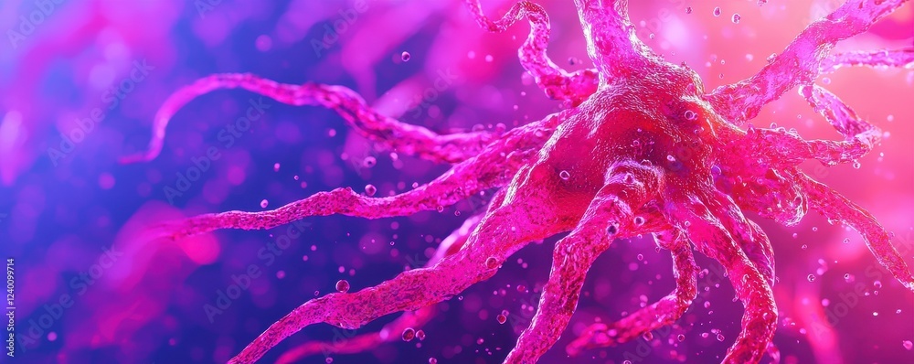Poster exploring cellular structures laboratory abstract image scientific environment close-up view microsc