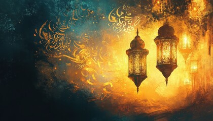 Glowing Lanterns and Intricate Patterns Celebrate a Festive Night