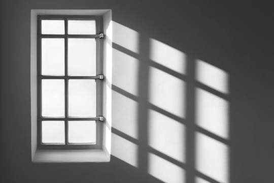 PNG White window shadow abstract light architecture.