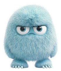 PNG Sad monster illustration creature cartoon.
