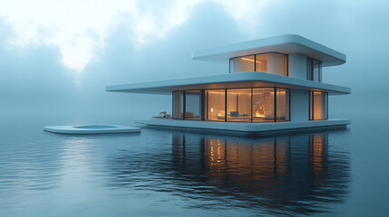 a house on the water