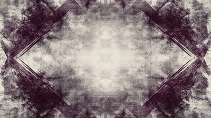 Maroon edges blend into grey tones, forming a smooth halftone gradient with grunge effects and sharp detailing, framed by a maroon border around a blank white center for flexibility.